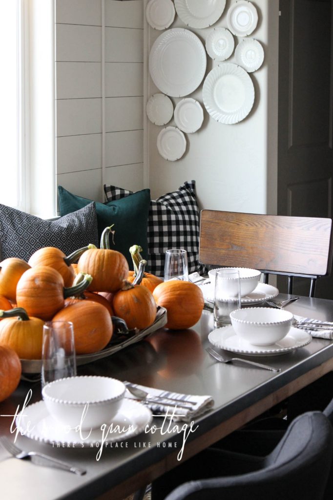 Pumpkin Fall Table by The Wood Grain Cottage