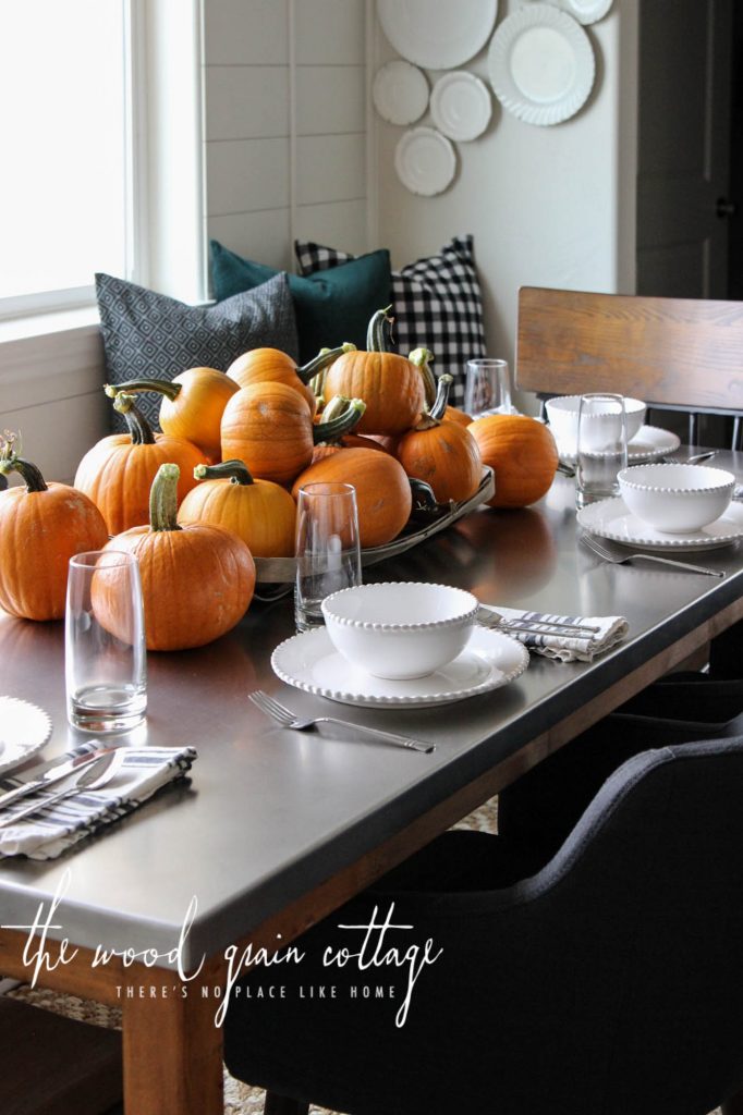 Pumpkin Fall Table by The Wood Grain Cottage