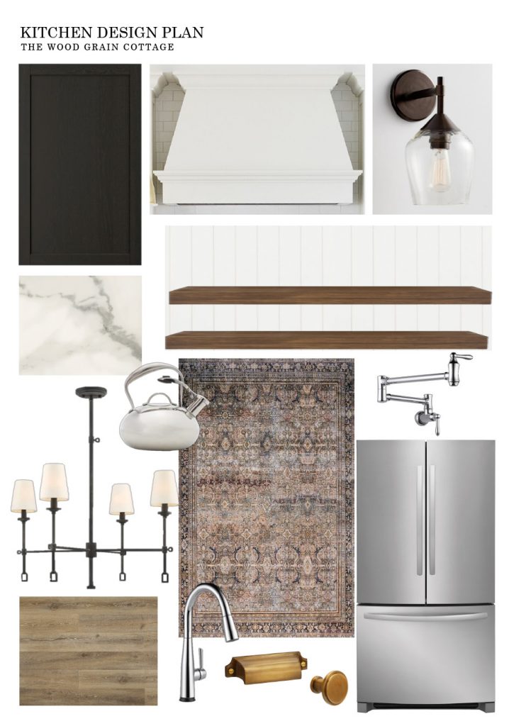 The Kitchen Design Plan by The Wood Grain Cottage