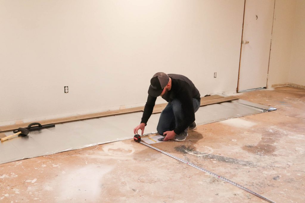 How We Installed Our Laminate Flooring by The Wood Grain Cottage