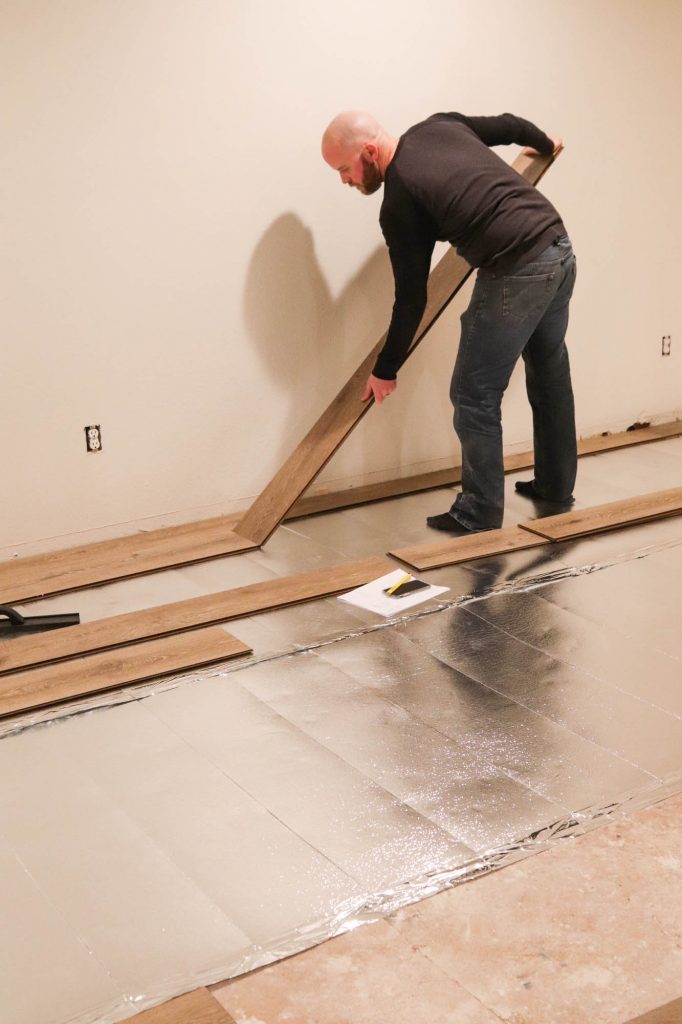 How We Installed Our Laminate Flooring by The Wood Grain Cottage