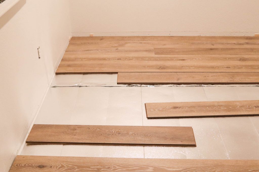 How We Installed Our Laminate Flooring by The Wood Grain Cottage