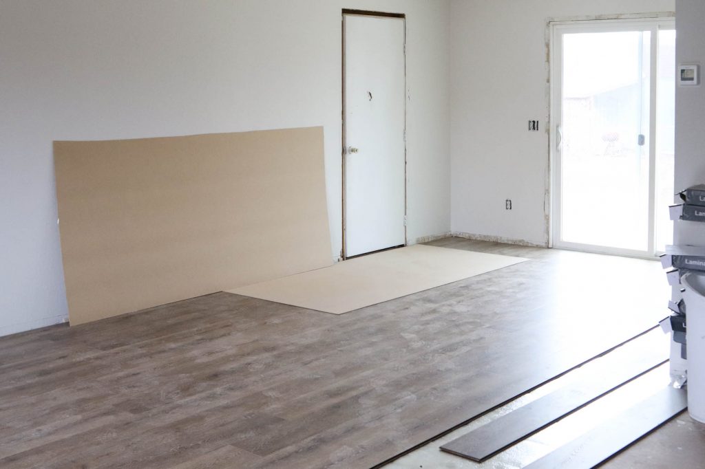 How We Installed Our Laminate Flooring by The Wood Grain Cottage