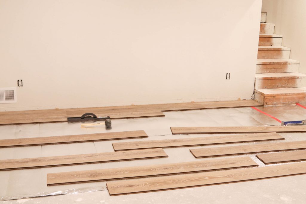 How We Installed Our Laminate Flooring by The Wood Grain Cottage