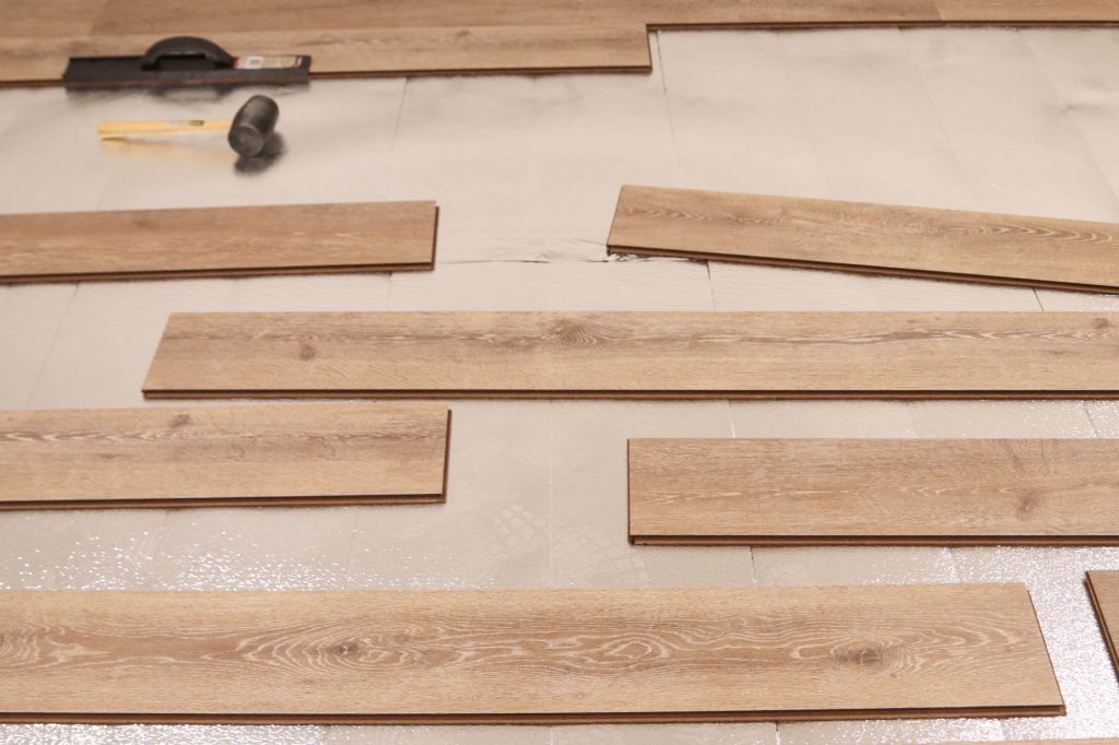 How We Installed Our Laminate Flooring by The Wood Grain Cottage