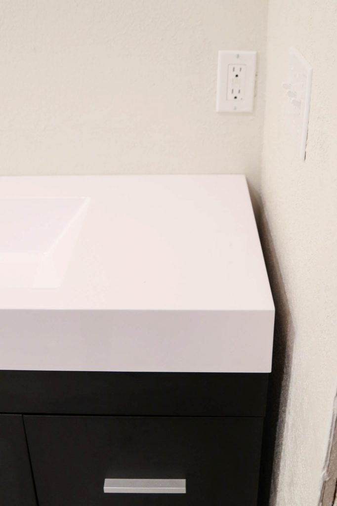 How We Installed Our Floating Vanity by The Wood Grain Cottage