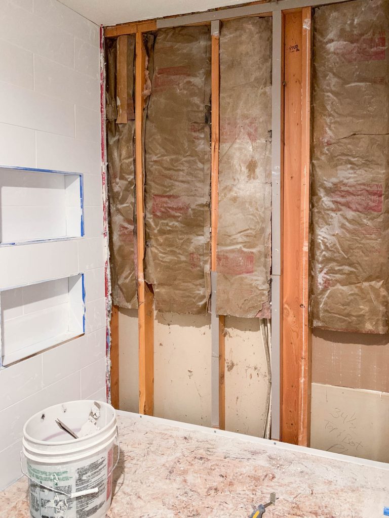 One, Big Hall Bathroom Update by The Wood Grain Cottage
