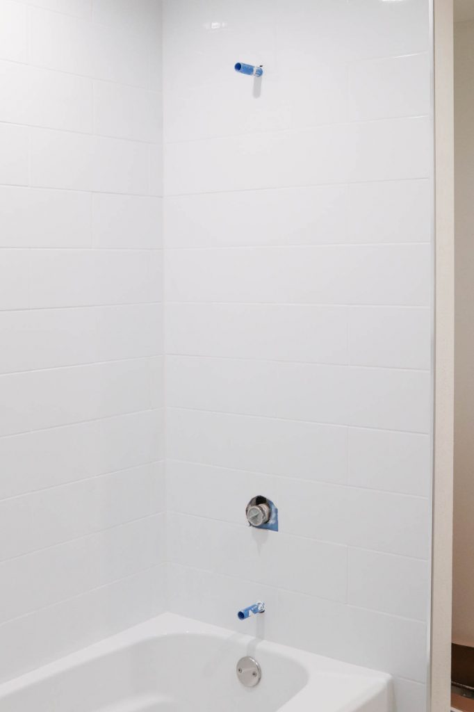 One, Big Hall Bathroom Update by The Wood Grain Cottage