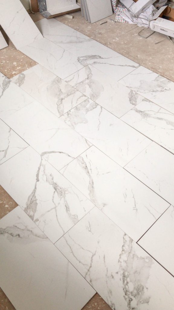 One, Big Hall Bathroom Update by The Wood Grain Cottage