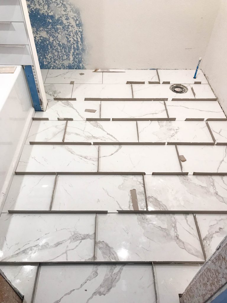 One, Big Hall Bathroom Update by The Wood Grain Cottage