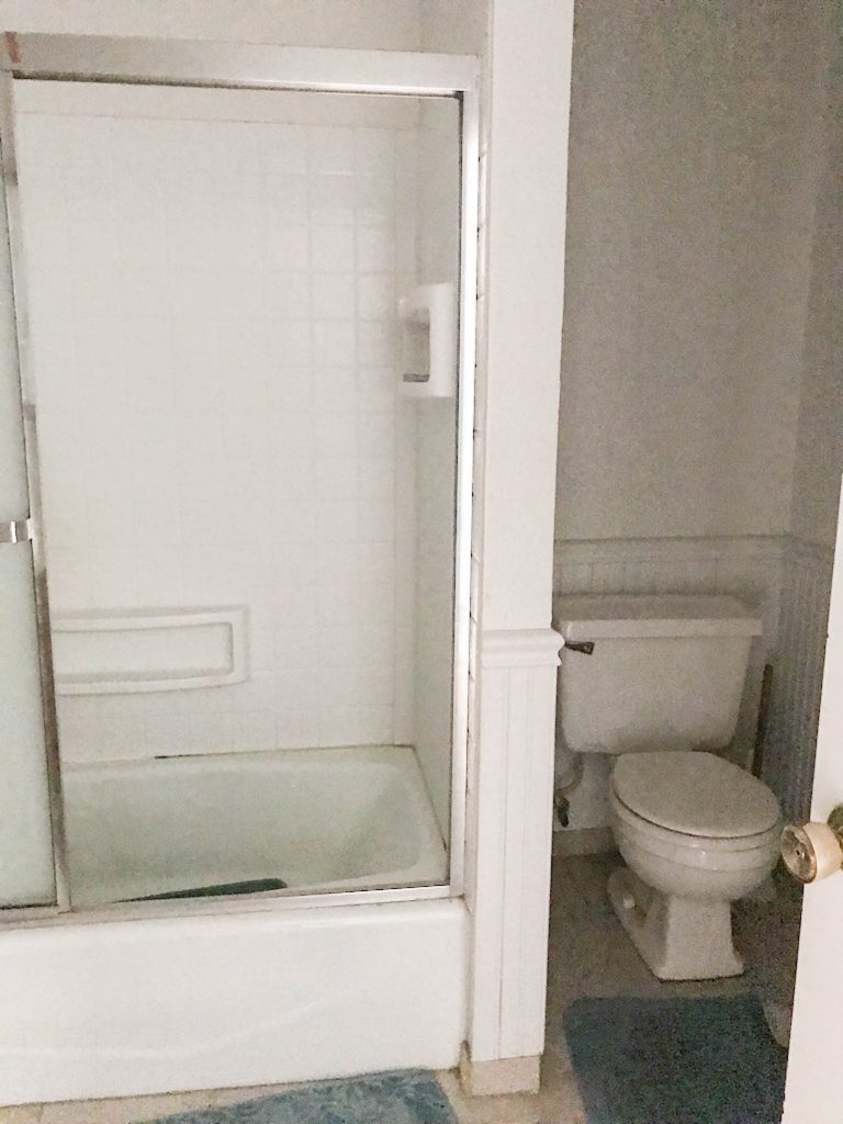 One, Big Hall Bathroom Update by The Wood Grain Cottage