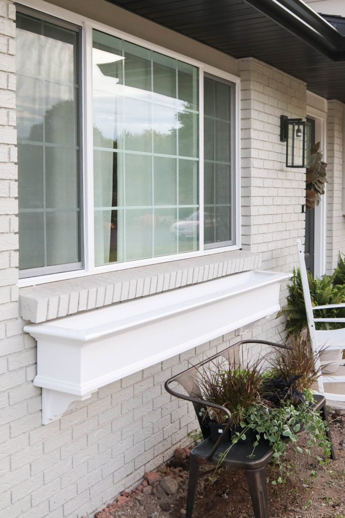 Adding A Front Window Box by The Wood Grain Cottage