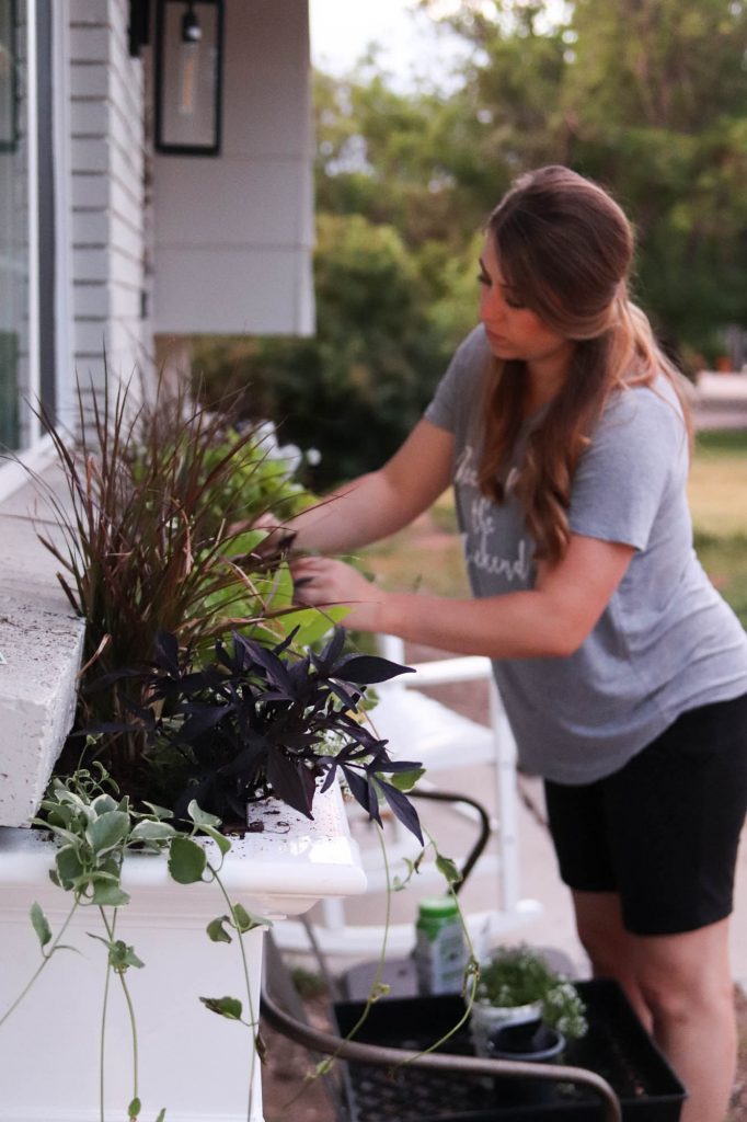 Adding A Front Window Box by The Wood Grain Cottage