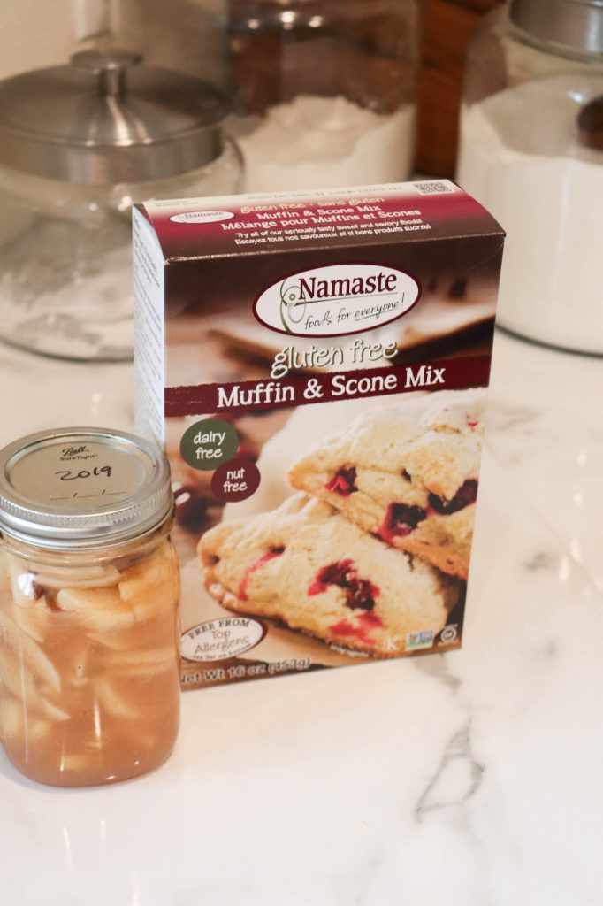 Gluten Free Apple Pie Scones by The Wood Grain Cottage