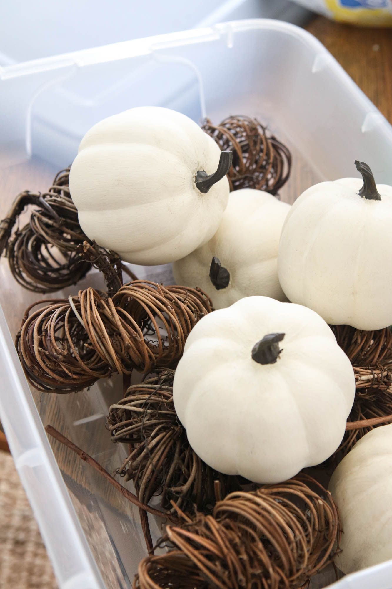 How I Store Fall Decor