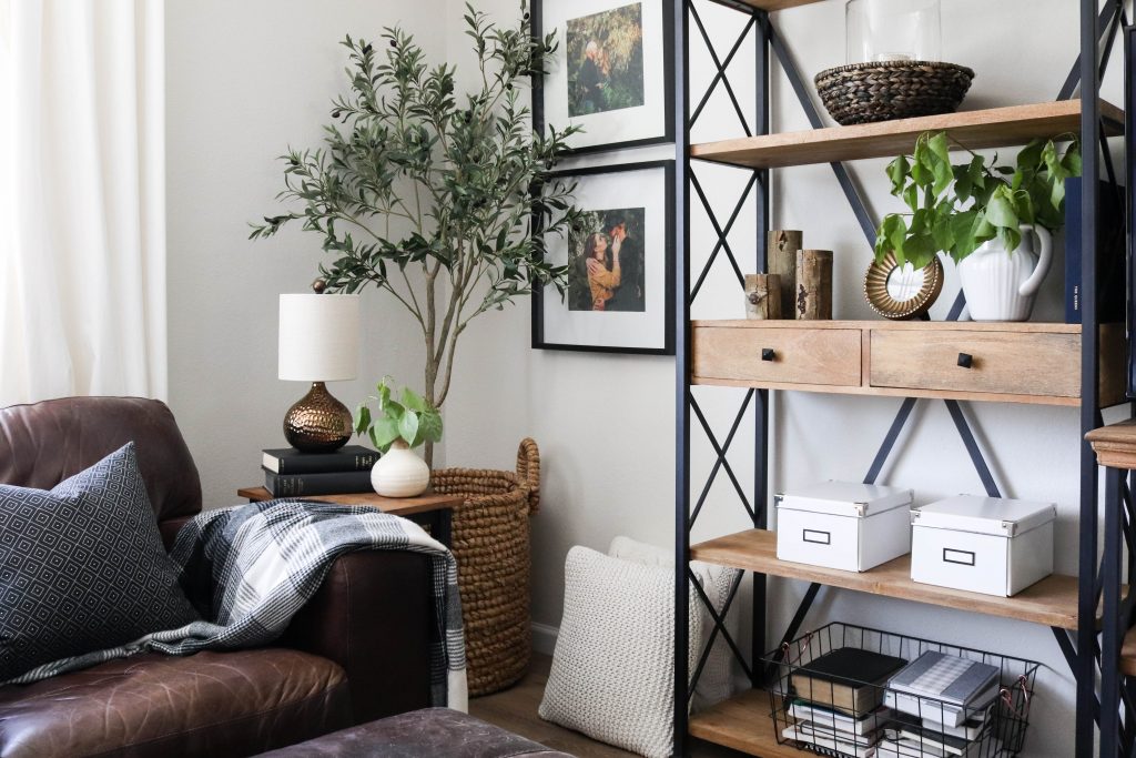 A picture of our living room corner. 