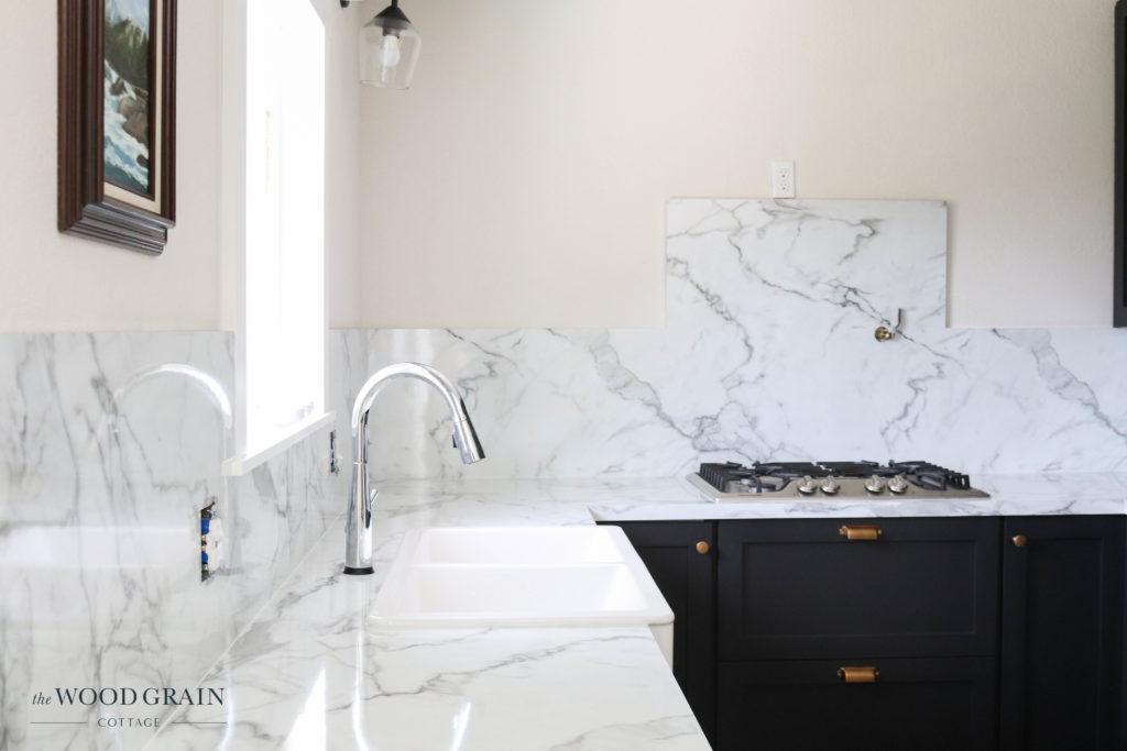 A picture of the new backsplash.
