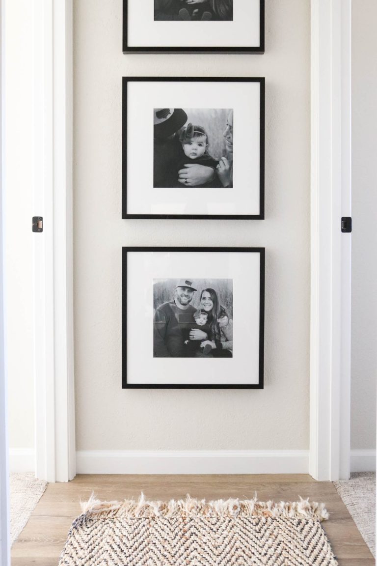 Family Pictures In The Hallway