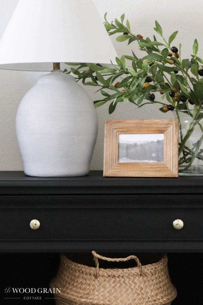 A picture of the finished nightstands. 