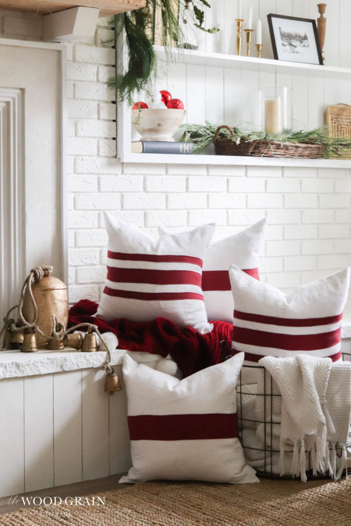 A sneak peek at the pillows in our Christmas collection.