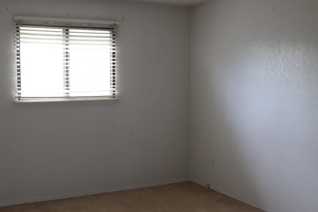 A picture of Ania's nursery when we bought the house. 