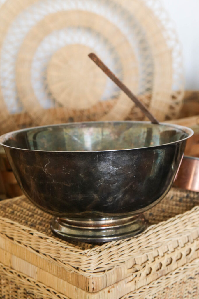 A picture of my new silver bowl.