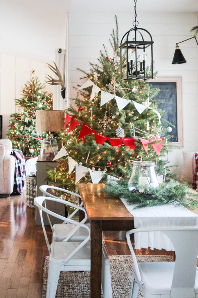 A picture showing the candy cane tree. 